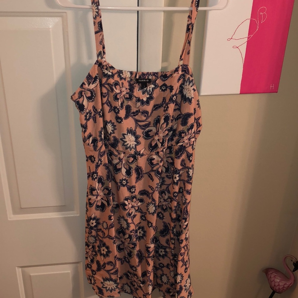 Pink flower dress